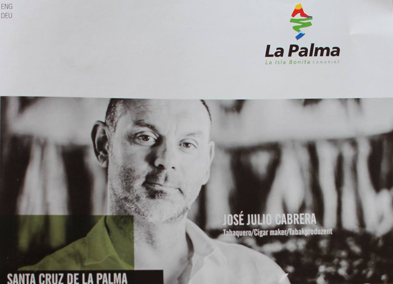 Puros Artesanos Julio promociona La Isla de La Palma en el catálogo turístico oficial